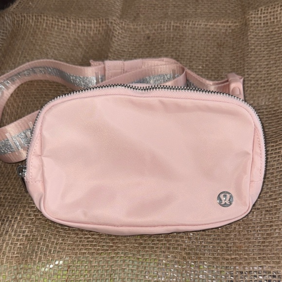 lululemon athletica Handbags - Lululemon Athletica Light Pink Crossbody Bag- Belt Bag